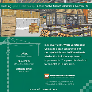 Building Upon a Relationship: Whole Foods Market, Champions, Houston, TX