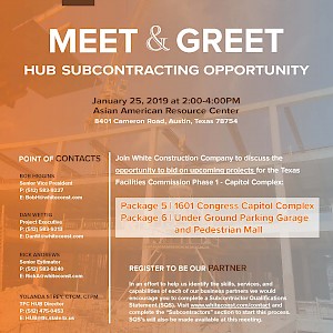 Meet and Greet - HUB Subcontracting Opportunity