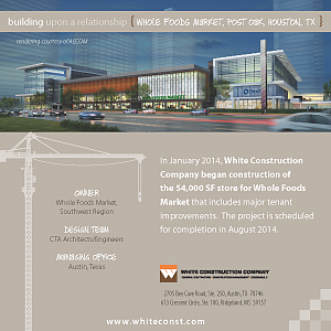 Building Upon a Relationship: Whole Foods Market, Post Oak, Houston, TX