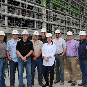 The Topping Out of the Tyndall at Robertson Hill