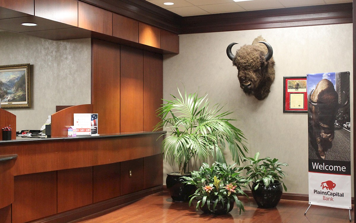 PlainsCapital Bank Westlake Branch Lobby