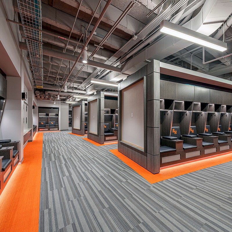 Sam Houston State University Mafrige Field House Interiors